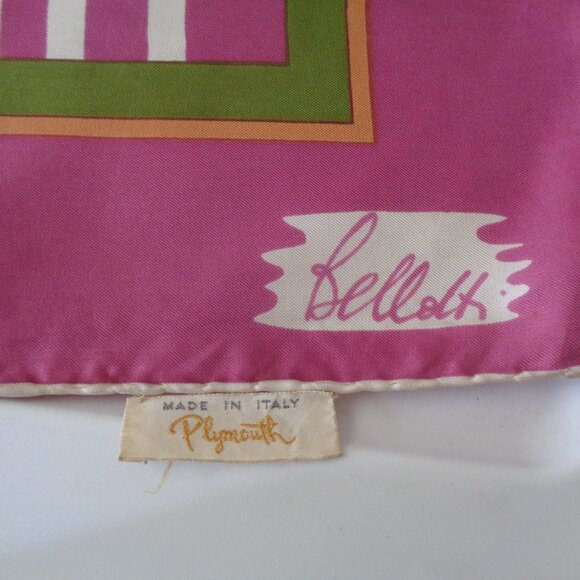 Plymouth Italian Bellotti Pink Woman's Scarf - Picture 2 of 2